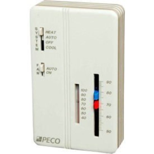 Peco PECO Trane Compatible Zone Sensor SP155-011 Heat-Off-Cool Switch, On-Auto Fan Control, Dual Temp Adj 69307